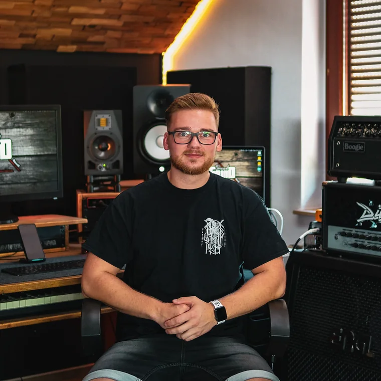 Felix Jeckstadt in his studio